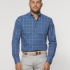 Men johnnie-O Button Up Shirts | Darien Top Shelf Button Up Shirt Wake