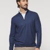 Men johnnie-O Quarter-Zips | Hayden Performance Microfleece 1/4 Zip Pullover Lake