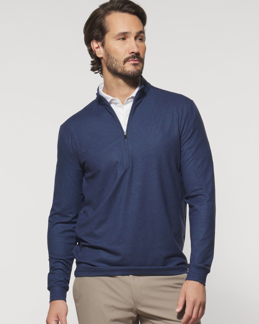 Men johnnie-O Quarter-Zips | Hayden Performance Microfleece 1/4 Zip Pullover Lake