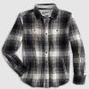 Kids johnnie-O Pullovers & Outerwear | Jerome Jr. Flannel Shacket Charcoal