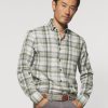 Men johnnie-O Button Up Shirts | Berk Top Shelf Button Up Shirt Balsam