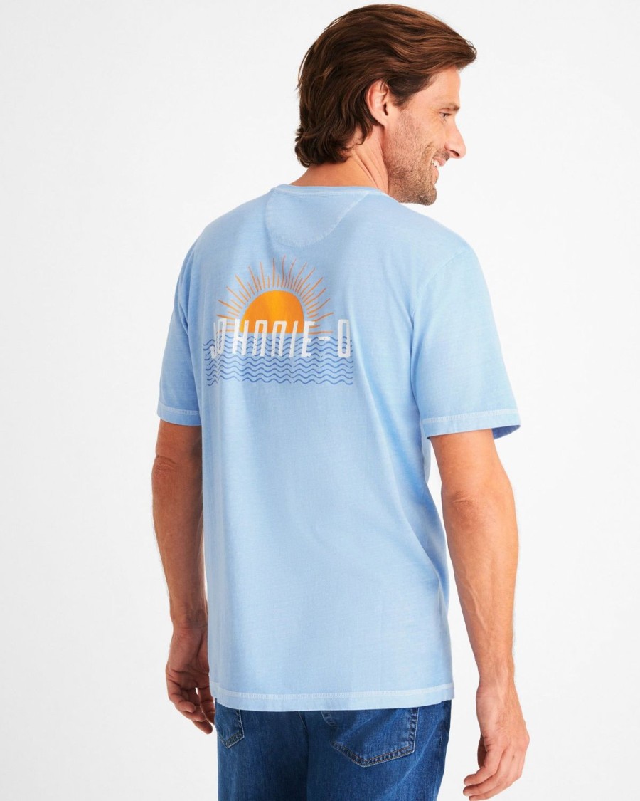 Men johnnie-O T-Shirts | Ocean Sun Graphic T-Shirt Maliblu