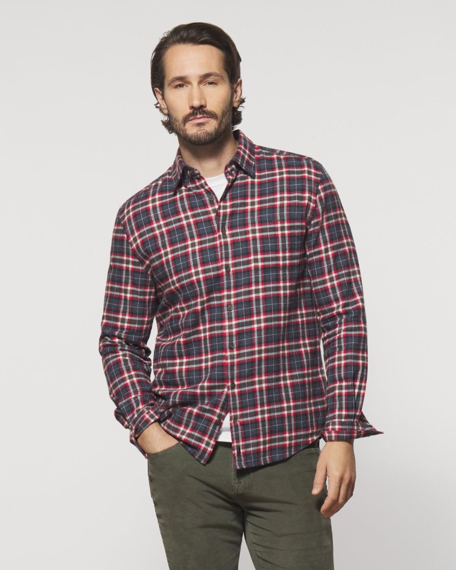 Men johnnie-O Button Up Shirts | Chapman Hangin' Out Button Up Shirt Twilight