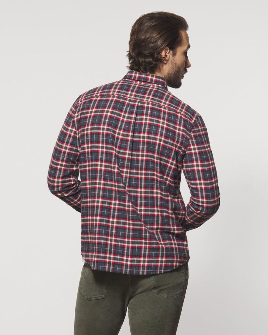 Men johnnie-O Button Up Shirts | Chapman Hangin' Out Button Up Shirt Twilight