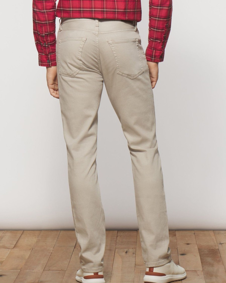 Men johnnie-O Pants | Hugo 5-Pocket Pant Light Khaki