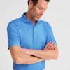 Men johnnie-O Polos | Harvin Printed Jersey Performance Polo Pipeline