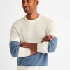 Men johnnie-O Sweaters | Connor Crewneck Colorblock Sweater Wake