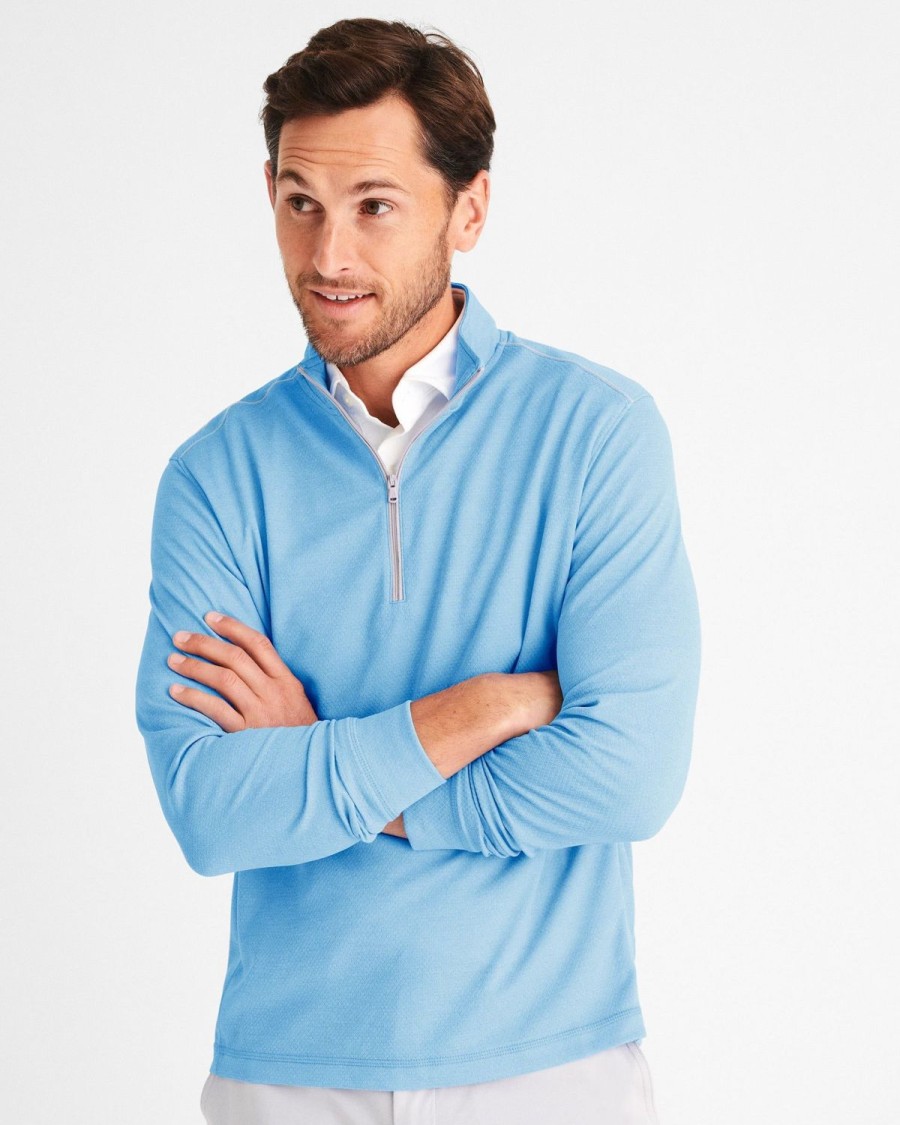 Men johnnie-O Quarter-Zips | Wells Performance 1/4 Zip Pullover Maliblu