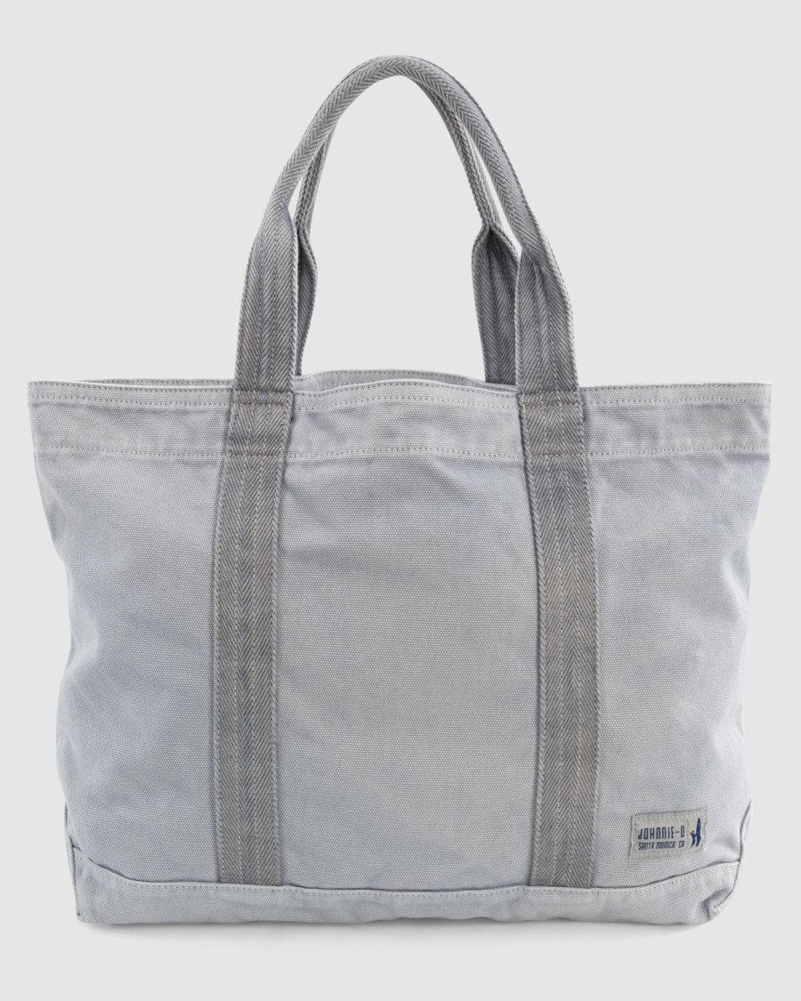 Men johnnie-O Other Gear | Garment Dyed Canvas Tote Bag Gray