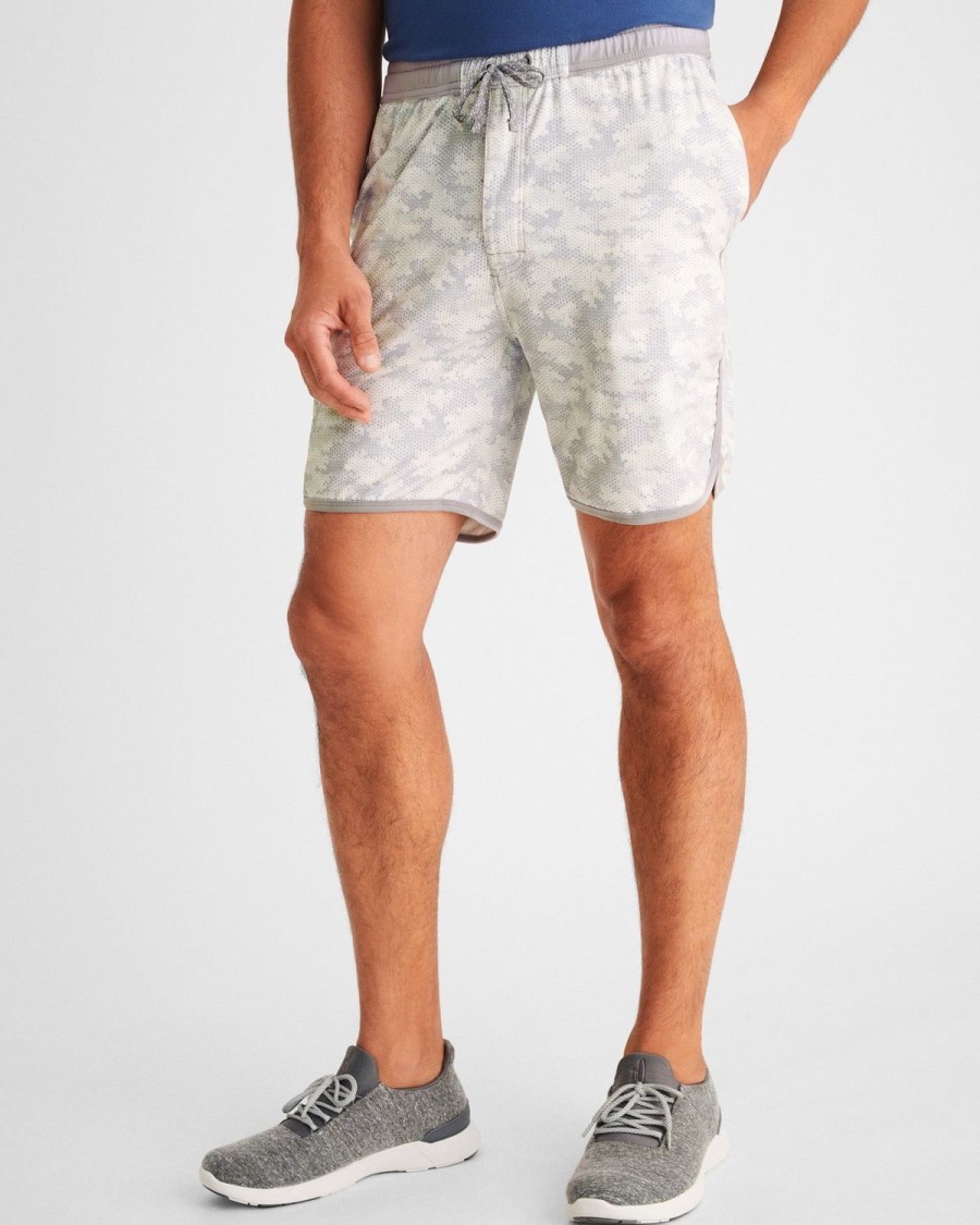 Men johnnie-O Shorts | Keith Camo Performance Shorts Seal