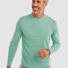 Men johnnie-O T-Shirts | Runner Performance Long Sleeve T-Shirt Iguana