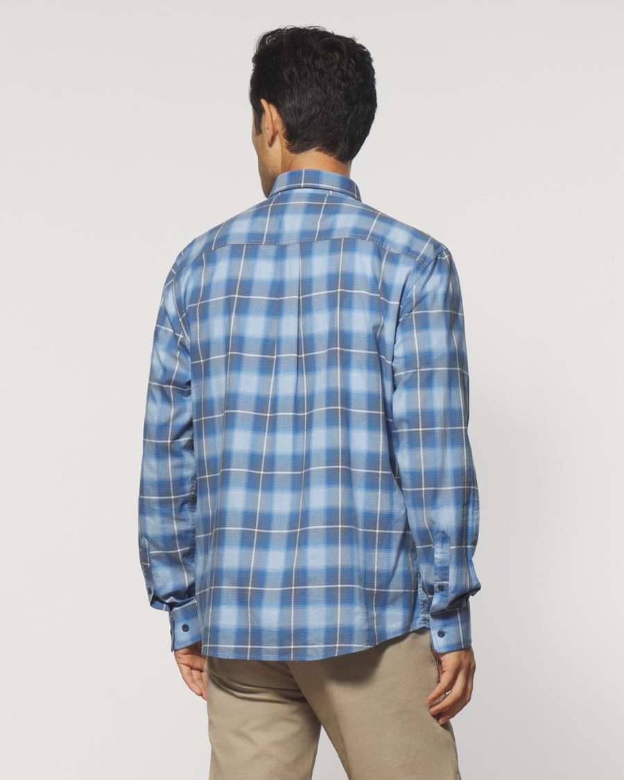 Men johnnie-O Button Up Shirts | Mackie Hangin' Out Button Up Shirt Wake