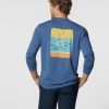 Men johnnie-O T-Shirts | Vintage Wave Long Sleeve Graphic T-Shirt Wake