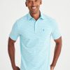 Men johnnie-O Polos | The Original Polo - Dante Stripe Yacht Blue