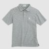 Kids johnnie-O Polos | The Original Jr. Polo - Neese Stripe Heather Gray