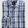 Men johnnie-O Button Up Shirts | Riva Tucked Button Up Shirt Havana