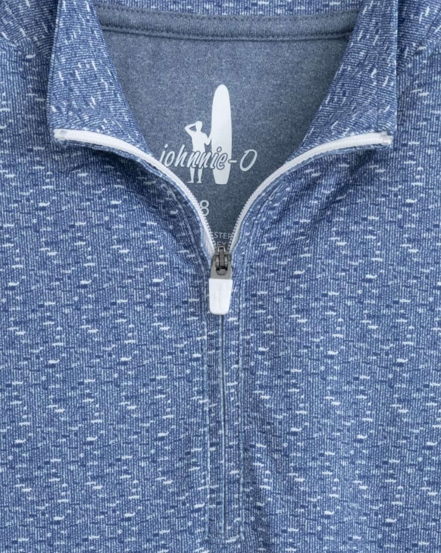 Kids johnnie-O Pullovers & Outerwear | Brunswick Jr. Performance 1/4 Zip Pullover Lake