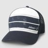 Men johnnie-O Hats | Classic Striped Trucker Hat Navy