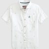 Kids johnnie-O Button Up Shirts | Leif Jr. Hangin Out Button Up Shirt White