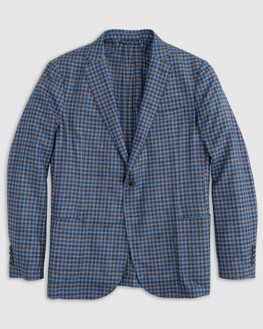 Men johnnie-O Sport Coats | Elmwood Woven Sport Coat Lake