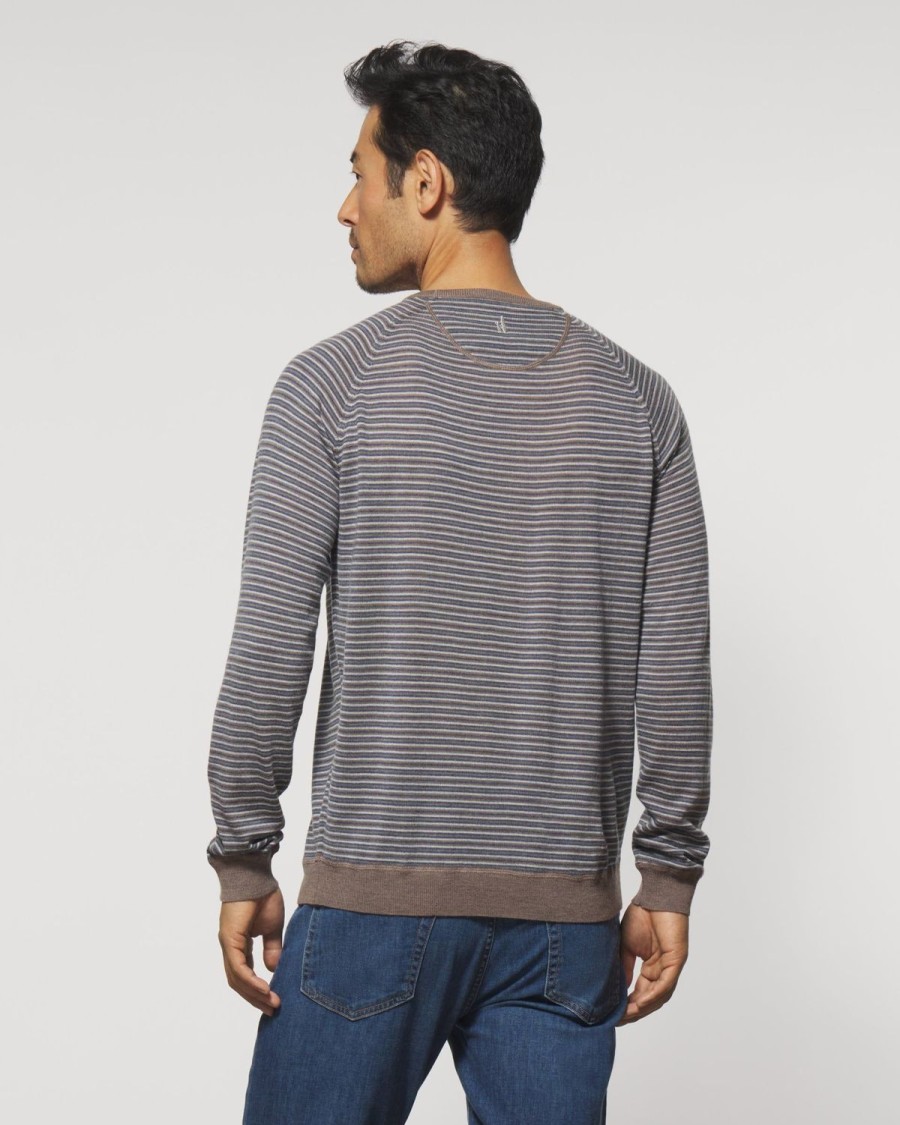 Men johnnie-O Sweaters | Virgil Crewneck Sweater Light Gray