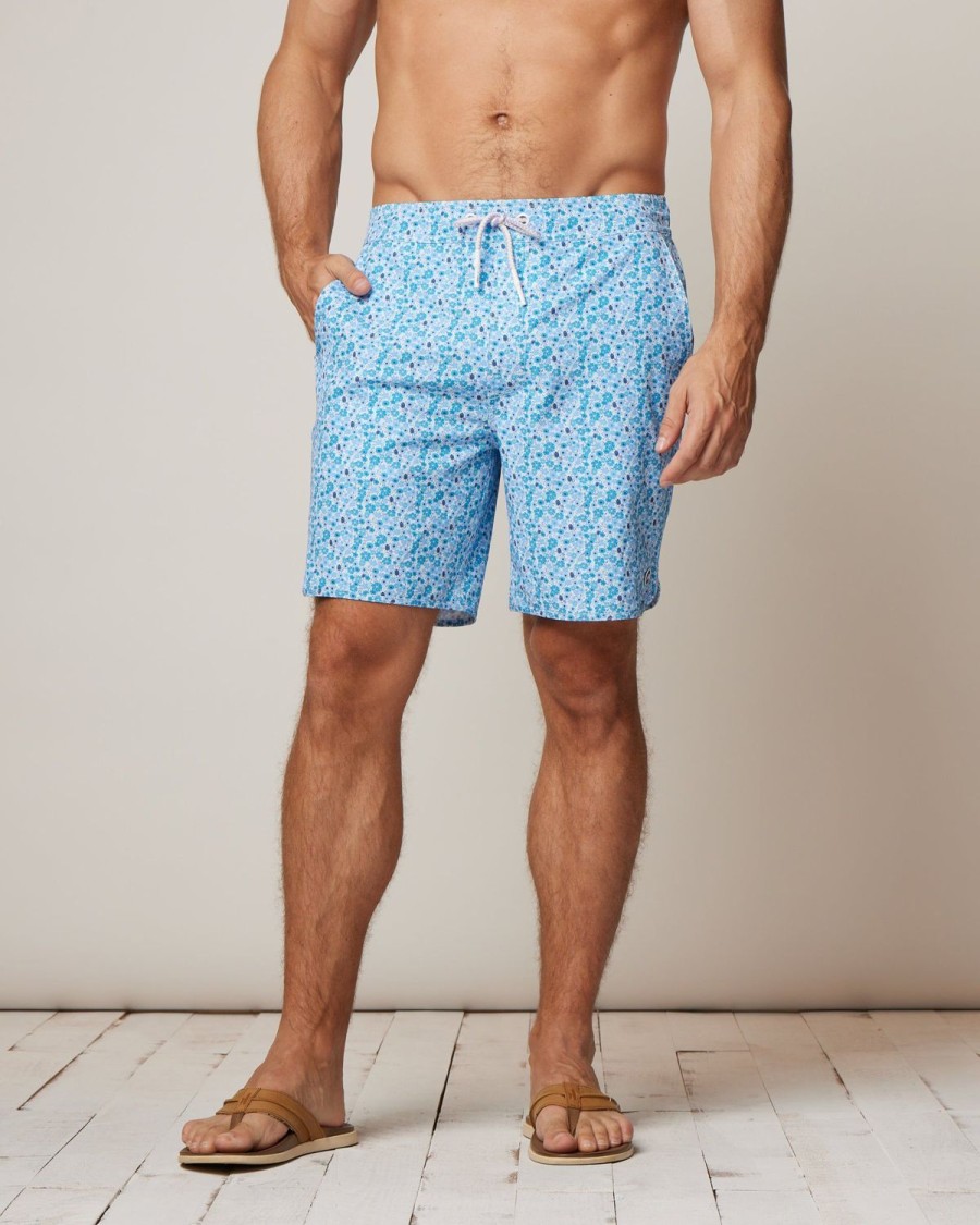 Men johnnie-O Swim | Half Elastic 7" Surf Shorts Hummell