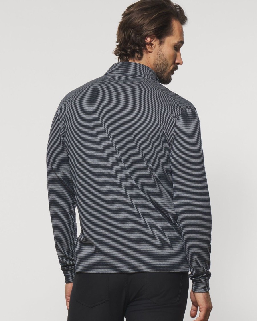 Men johnnie-O Quarter-Zips | Joyner Performance Microfleece 1/4 Zip Pullover Navy