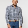 Men johnnie-O Button Up Shirts | Albany Top Shelf Button Up Shirt Wake