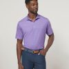 Men johnnie-O Polos | Cora Printed Top Shelf Performance Polo Hibiscus