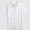 Kids johnnie-O Polos | Cleo Jr. Printed Jersey Performance Polo White