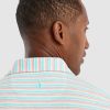 Men johnnie-O Polos | Malcom Striped Top Shelf Performance Polo Cay