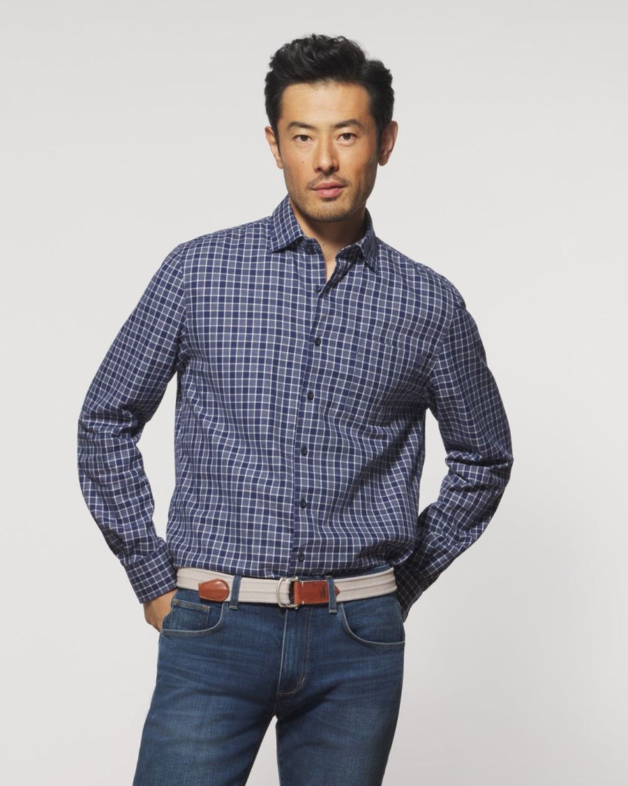 Men johnnie-O Button Up Shirts | Mitchell Tucked Button Up Shirt