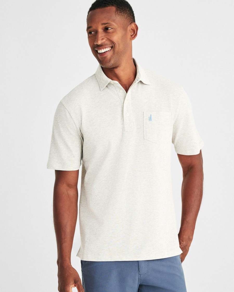 Men johnnie-O Polos | The Og Pique Polo Heather Gray