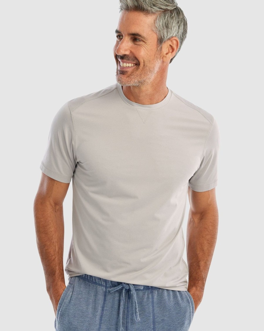 Men johnnie-O T-Shirts | Runner Performance T-Shirt Quarry