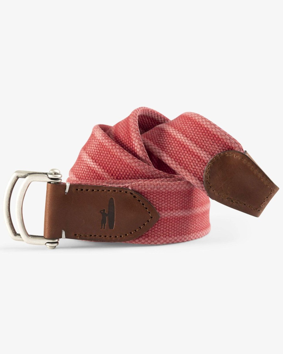 Men johnnie-O Belts | Brentwood Belt Malibu Red