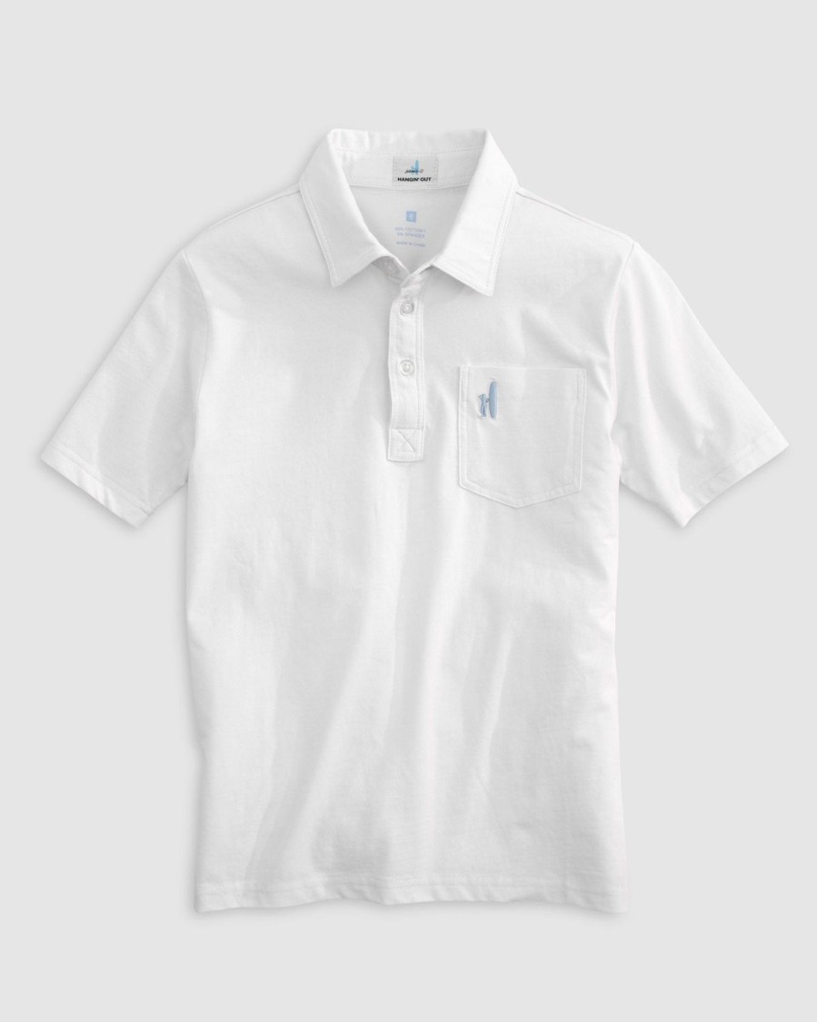 Kids johnnie-O Polos | The Original Jr. Polo White