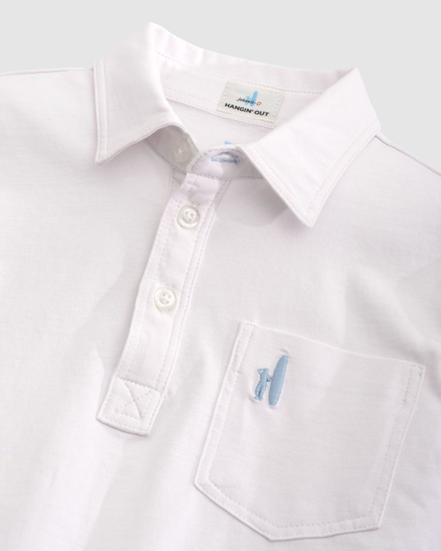 Kids johnnie-O Polos | The Original Jr. Polo White