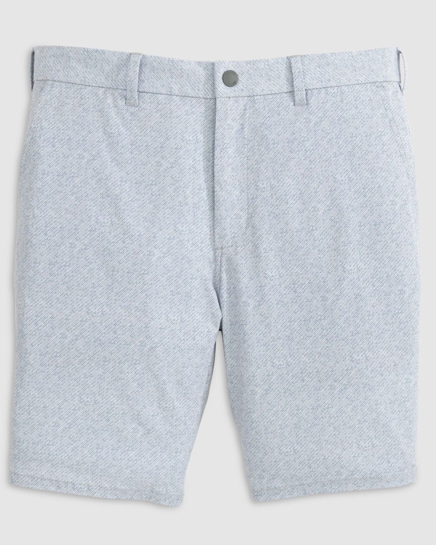 Men johnnie-O Shorts | Dauphin Performance Woven Shorts Light Gray