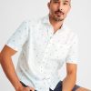 Men johnnie-O Button Up Shirts | Bonnie Hangin' Out Button Up Shirt White