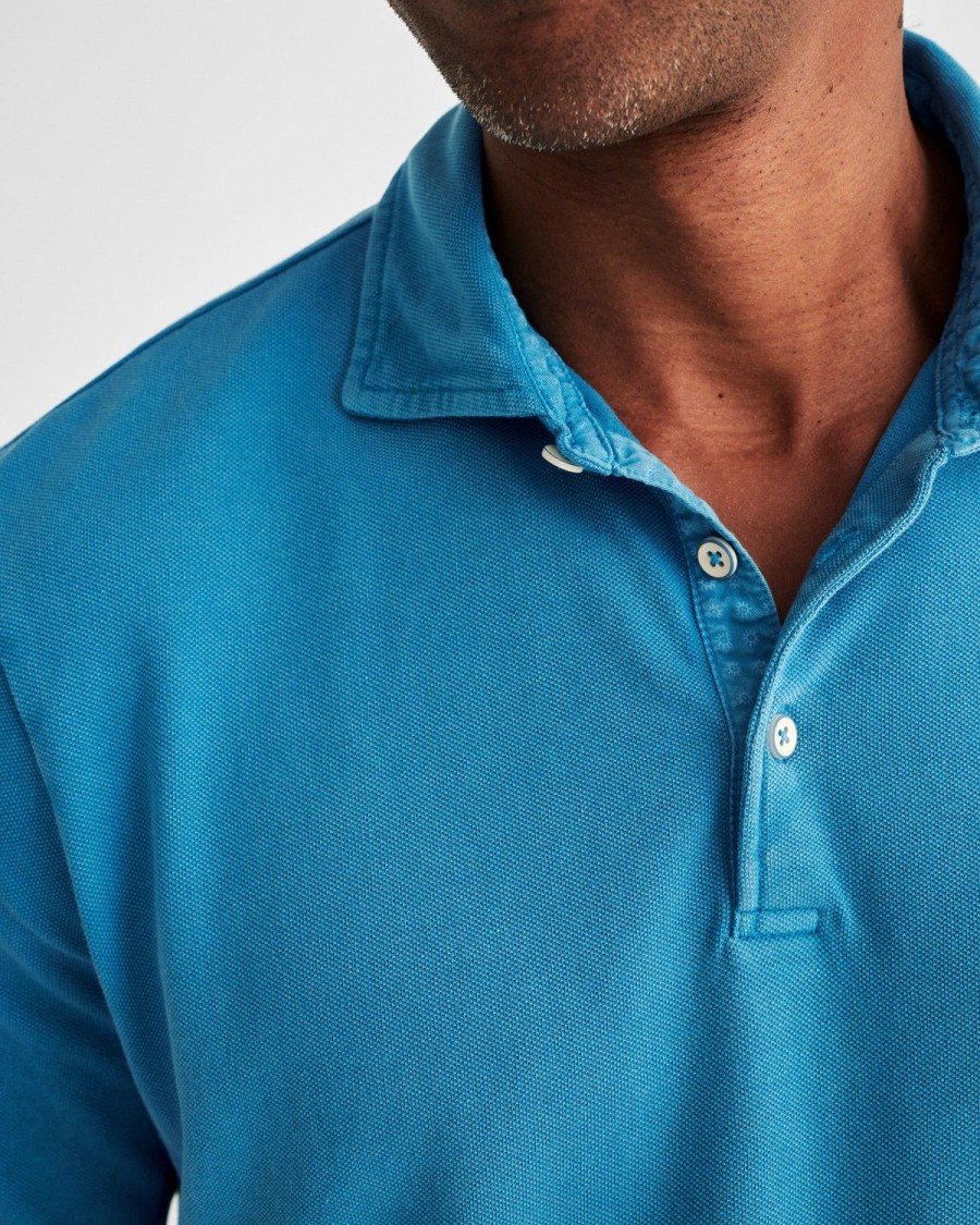 Men johnnie-O Polos | Shoreline Pique Polo Atlantic