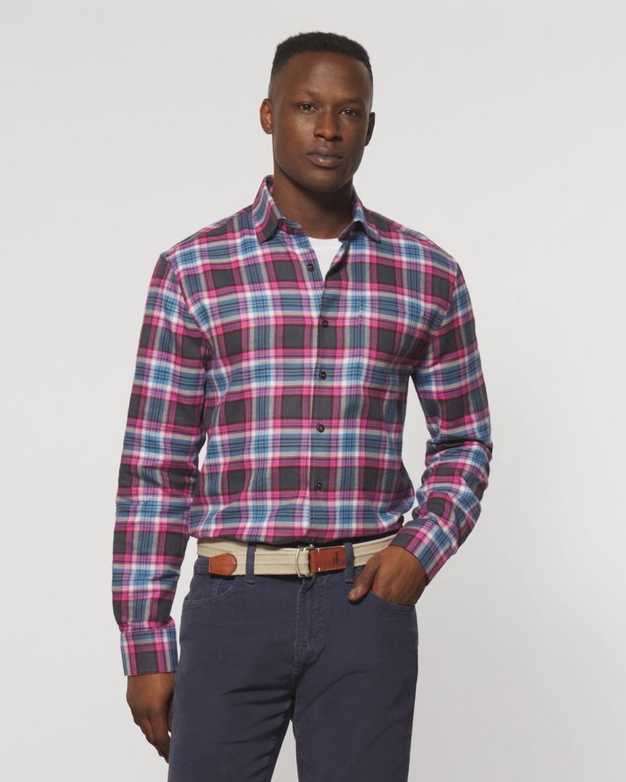 Men johnnie-O Button Up Shirts | Lyon Top Shelf Button Up Shirt Maliblu