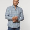 Men johnnie-O Button Up Shirts | Elmer Hangin' Out Button Up Shirt Laguna Blue