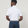 Men johnnie-O Polos | Birdie Solid Jersey Performance Polo White