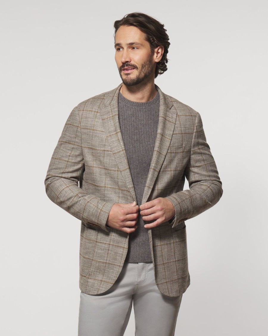 Men johnnie-O Sport Coats | Bradford Woven Sport Coat Tan