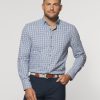 Men johnnie-O Button Up Shirts | Ruben Top Shelf Button Up Shirt Wake