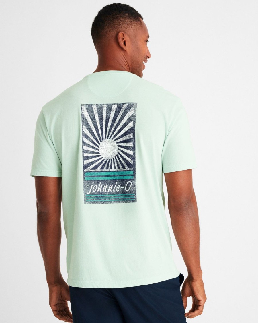 Men johnnie-O T-Shirts | Jo Sunset Graphic T-Shirt Whaler