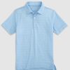 Kids johnnie-O Polos | Pomelo Jr. Printed Jersey Performance Polo Maliblu