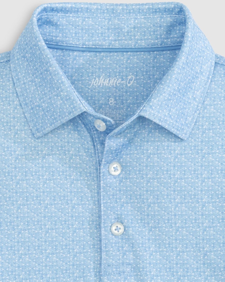 Kids johnnie-O Polos | Pomelo Jr. Printed Jersey Performance Polo Maliblu