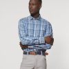 Men johnnie-O Button Up Shirts | Lassen Performance Button Up Shirt Navy