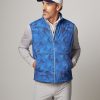 Men johnnie-O Vests | Leroy Performance Mixed Media Camo Vest Monsoon